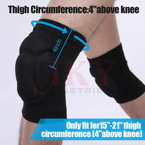 Genouillères de compression élastiques personnalisées pour le basketball avec protection du logo, soutien du genou pour le sport - Product Image 4