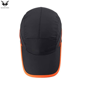 Casquette de baseball structurée pré-courbée noire, respirante, de bonne qualité, nouvelle arrivée, écologique, faible MOQ, meilleur fournisseur, été - Product Image 2