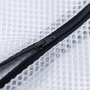 ถุงซักผ้าตาข่ายแบบหนา 40x50 ซม. ถุงซักผ้าแบบหนาพร้อมซิป ป้องกันเสื้อผ้าเสียหาย ใช้ซ้ำได้ สำหรับผ้าขนหนู ขายส่ง - Product Image 4