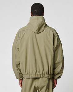 Manufacturer Men's Hooded Windbreaker Tracksuit Custom Print Logo <b>Nylon</b> Elastic Hem Track Jacket & Oversized Waterproof <b>Joggers</b> - Product Image 4