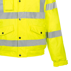 Mens Reflective <b>Utility</b> Safety Jacket Professional Workwear Garment For Outdoor Industrial Job Applications - Product Image 3