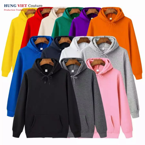 OEM personalizado Unisex grueso pulóver sudaderas en blanco hombres ropa deportiva sudaderas Casual sólido patrón al aire libre Streetwear - Product Image 4