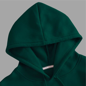 Vente en gros de sweat-shirts unisexes décontractés à capuche, couleur unie, 100% coton, impression numérique automne, service OEM - Product Image 6