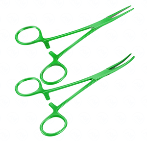 Pinzas Hemostáticas de Acero Inoxidable, Rectas y Curvas, Pinzas de Perforación, Pinza Hemostática Quirúrgica - Product Image 6