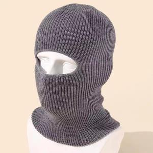 Pasamontañas Negro para Ciclismo, Deportes al Aire Libre, Invierno, Máscara Facial, Máscaras de Esquí, Gorros Tejidos Cálidos para Hombres y Mujeres, Gorros Deportivos - Product Image 1