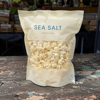 Sacs d'emballage pour pop-corn à soufflet inférieur imprimés sur mesure, sachets de collation thermoscellables en gros pour la vente au détail et les événements