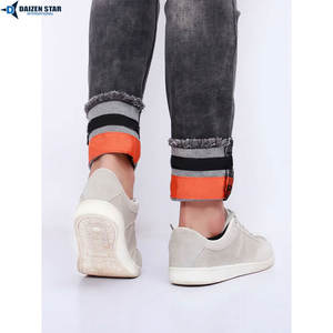 Pantalones Vaqueros Rectos de Mezclilla 100% Algodón de Alta Calidad, Tejidos para Invierno, Estilo Urbano Casual, Acabado Premium - Product Image 3