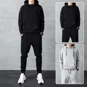 Sweat-shirts et sweats à capuche pour hommes, coupe jogger, grammage lourd, unis, personnalisables par impression et broderie - Product Image 4