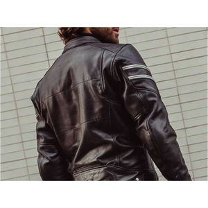 <b>Men's</b> High Quality 100% Polyester Tanned Stand Collar Biker <b>Jacket</b> Brown Windbreaker <b>Motorbike</b> <b>Jacket</b> Winter New Condition - Product Image 6