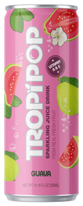TROPIPOP 330ml Carbonated Fruit Soda <b>Drink</b> with 10 Flavours Made in Vietnam Free Samples - Product Image 1