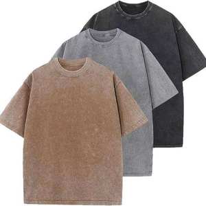 Camiseta Personalizada para Hombre, Lavada, de Algodón de Alta Calidad, Corte Regular, Transpirable - Product Image 1