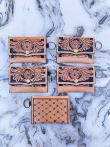 Nouveau concepteur usiné à la main sculpture petite taille porte-monnaie élégant multi-usages cuir occidental beau Design Offre Spéciale sac à main - Product Image 4