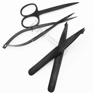 Pince à épiler pour sourcils RMI, couleur plasma noire, pointe pointue, acier inoxydable, durable, pour une mise en forme précise - Product Image 6