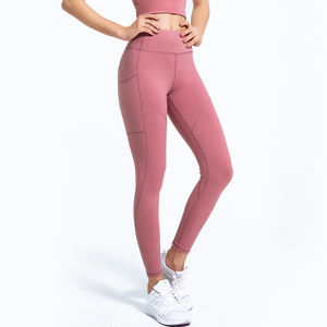 Leggings Deportivos de Cintura Alta para Mujer con Bolsillos, Leggings de Yoga Sin Costuras con Elasticidad en 4 Direcciones, Precio al por Mayor - Product Image 6