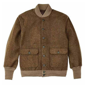 Veste en polaire Sherpa personnalisée de qualité supérieure pour hommes, vêtements d'extérieur chauds et doux pour l'hiver, manteau confortable et décontracté doublé de Sherpa - Product Image 1