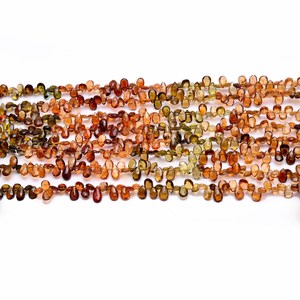 Cuentas de Turmalina Multicolor AAA+ de 3x5mm-4x6mm, Cuentas de Turmalina Natural Petrol, Piedras Preciosas Semipreciosas, Cuentas Facetadas para Joyería - Product Image 4