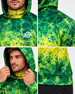 Men's Custom Printed <b>Long</b> <b>Sleeved</b> Quick Dry Windproof Fishing Jersey Breathable Outdoor Clothing with UPF50+ Waterproof Feature - Product Image 6