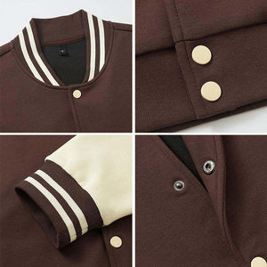 Chaqueta de invierno cómoda para hombre, OEM, de la mejor calidad, estilo universitario, tipo béisbol, transpirable, con bordado, a un precio razonable. - Product Image 5