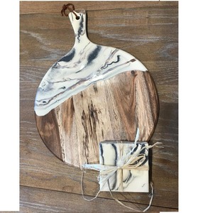 Tabla de Cortar de Madera y Resina Epoxi de Tamaño Personalizado con Revestimientos de Resina a Juego, Fabricación en Masa, Calidad de Exportación - Product Image 6