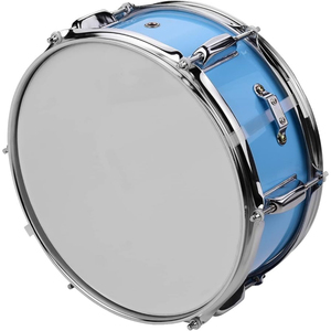 High Quality Cheap Price Hot Selling Fast Delivery Hand Held Birch Wood Handmade Sheepskin Heads Single Layer Steel Tambourine - Product Image 4