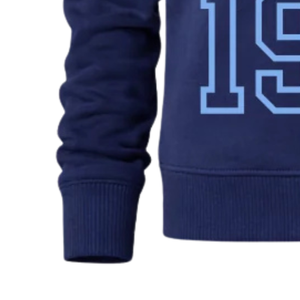 <b>Navy</b> Blue 1938 Quarter Zip Unisex Pullover Sweater Casual Knit Top Long Sleeve Fashion Streetwear Warm Apparel - Product Image 3