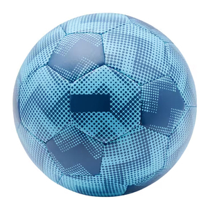 Ballon de football d'entraînement personnalisé pour toutes les conditions météorologiques, en matériau PU, équipement sportif, ballon de football cousu à la main - Product Image 1