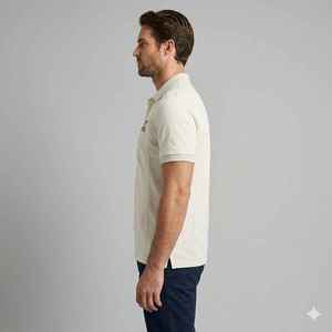 เสื้อโปโลลำลองแบบใหม่สำหรับผู้ชาย และเสื้อโปโลสีพื้นแบบใหม่ขายดีพร้อมโลโก้สั่งทำสำหรับผู้ชาย - Product Image 3