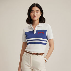 Nouvel Arrivage 2026 – Chemise d'été 100 % Coton pour Femme, 3 Boutons, Couleur Verte Unie, Respirante, Écologique, Anti-Plis, avec Appliques - Product Image 4