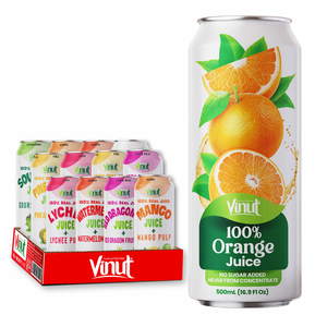 Bebida de Jugo de 500 ml con Pulpa Sin Azúcar para Vietnam, OEM/ODM, Marca Privada, Muestra Gratuita, Precio de Fábrica - Product Image 1