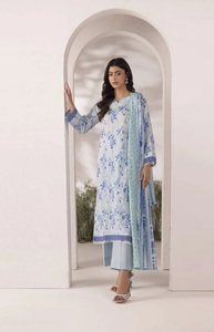 Venta de trajes Shalwar Kameez de algodón/paño pakistaní, vestidos de algodón/paño para mujer, ropa de verano para mujer - Product Image 5