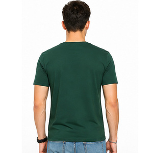 เสื้อยืดคอตตอนพรีเมียมผู้ชายขายส่ง OEM ODM ออกแบบเองได้ สวมใส่สบาย ระบายอากาศดี เสื้อแขนสั้นลำลอง ผู้ผลิตเสื้อผ้า - Product Image 3
