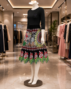 High Quality Skirts Embroidery Women Customized High Quality Pacific Island Wear Micronesian Fabric Embroidery Work Skirts - Product Image 5
