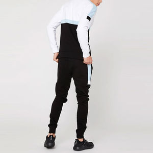 ชุดวอร์มผู้ชาย 2 ชิ้น ผ้ากำมะหยี่หรูหรา คุณภาพสูง ชุดซิป OEM รับทำโลโก้ ขายส่งจากโรงงาน ผู้ผลิตจำนวนมาก - Product Image 5