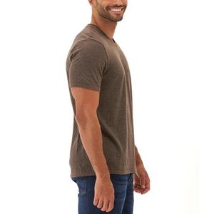 Nuevas Camisetas de Verano para Hombre, Cuello en V, Corte Ajustado, 100% Algodón, Tallas Grandes, Diseño Liso, Secado Rápido, Ecológicas, Casuales - Product Image 3