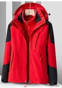 Veste imperméable d'hiver de haute qualité, légère, en polyester, coupe-vent, avec doublure polaire, très vendue. - Product Image 2