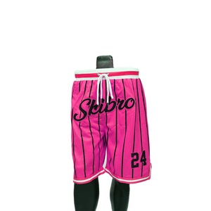 Summer Breathable Double Layer Sublimation 100% Polyester Jogger Gym Blank Men's Basketball Custom Mesh Shorts for Men - Product Image 1