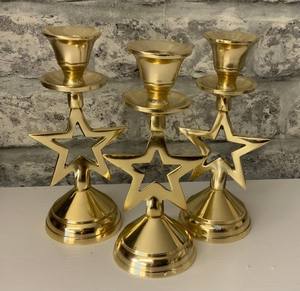 Support de bougie en métal doré moderne pour la décoration de table festive au meilleur prix - Product Image 5