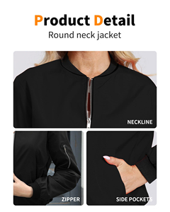 Chaquetas Bomber de Hip Hop Personalizadas al por Mayor para Mujer, Chaquetas Gruesas Impermeables y Transpirables Ecológicas para Invierno, Chaquetas Cálidas para Mujer - Product Image 4