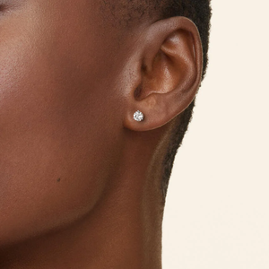 Boucles d'oreilles clous en diamant de laboratoire taille brillant rond pour femme, couleur D, certifiées IGI, classiques pour le quotidien - Product Image 3