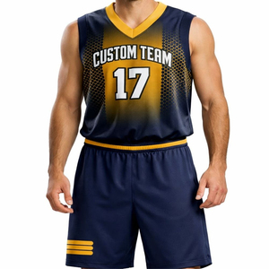 Uniformes de Baloncesto Personalizados Reversibles de la Mejor Calidad para Hombre, Conjuntos Deportivos para Equipos Universitarios Juveniles, Marca Ramf Sports - Product Image 1