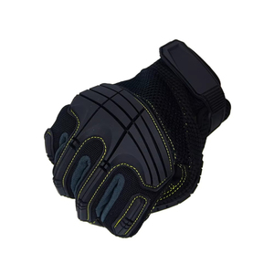 Impact Resistant Cut Resistant Work <b>Gloves</b> Cotton TPR Rubber Leather Impact Protective <b>Gloves</b> Heavy Duty <b>Gloves</b> - Product Image 5