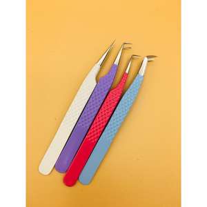 Pinzas Profesionales de Acero Inoxidable de Primera Calidad para Extensiones de Pestañas, para Academias de Capacitación - Product Image 1