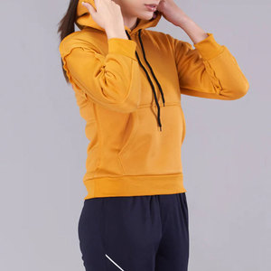 Prix de gros – Sweat à capuche pour femme le plus vendu, 100 % coton respirant, style pull-over uni, sweats à capuche pour femme - Product Image 6