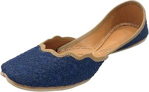 Precio al por Mayor, Nuevo Diseño de Zapatos Khussa para Mujer, Planos, Ligeros, para Interiores y Exteriores, en Colores Mixtos, Zapatos Khussa Pakistaníes para Mujer - Product Image 3