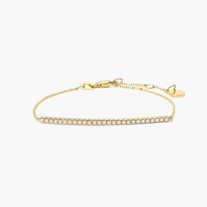 Bar Diamond <b>Bracelet</b> In 14K Rose Gold - Product Image 4