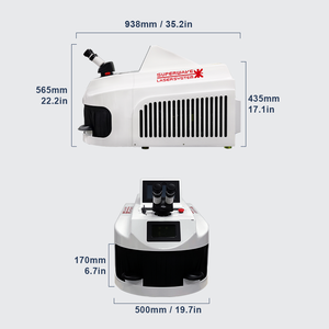 Machine de soudage laser pour bijoux 100W, portable, pour matériaux métalliques, montres, or, argent, acier inoxydable, soudage de bijoux - Product Image 4