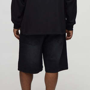 Shorts Unisex Estilo Denim Vintage Lavado y Desgastado de Alta Calidad, con Logotipo Bordado Personalizado, Lavado Ácido, para Verano - Product Image 6