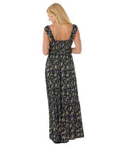 Maxi Vestido Manga Corta Pacific Rider Ditsy Mujer | Rip Curl - Product Image 4