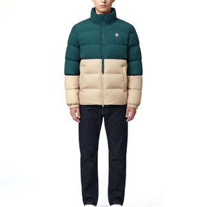 Stylish Puffer <b>Jacket</b> Men <b>Lightweight</b> Winter Outerwear With Soft Padding Full Zip Front Side Pockets And Clean <b>Casual</b> Design - Product Image 1