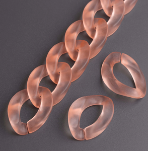 Chaîne de maillons en résine pour décoration intérieure – Meilleur prix, nouvelle tendance, accessoires irréguliers, chaîne multicolore pour décoration extérieure - Product Image 2